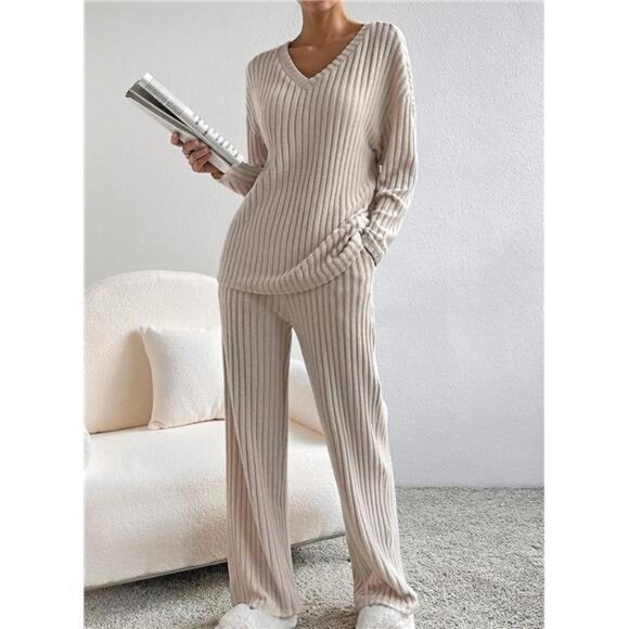 Women's Pajama Set, 2 Piece Lounge Sets - Picture 3 of 7